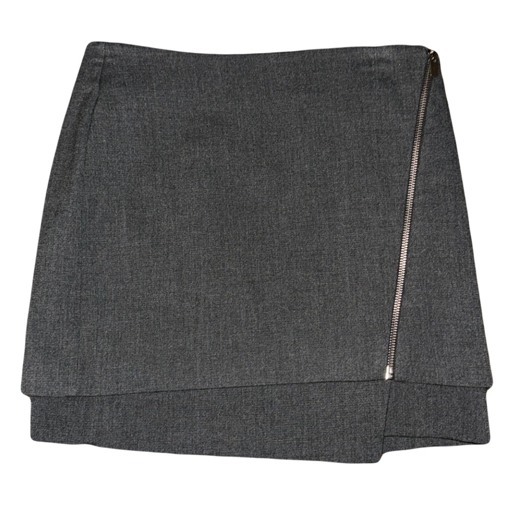 Gray Mini Skirt